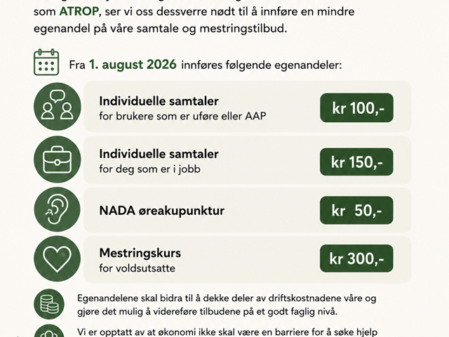 Informasjon om egenandeler